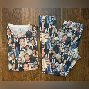 Rare Ryan Gosling Shirt & Leggings Matching Set